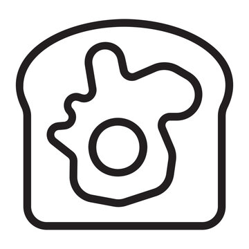 sandwich line icon