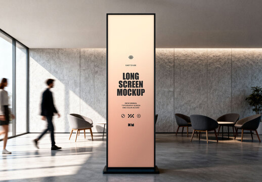 Long Screen Mockup