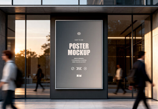 Facade Poster Mockup