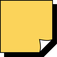 Sticky Note Paper Icon