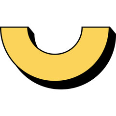 Abstract Ring and Arc Icon