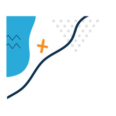 Abstract Corner Frame and Background For elegan design