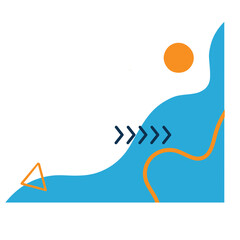 Abstract Corner Frame and Background For elegan design