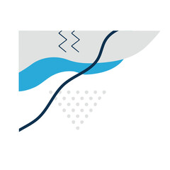 Abstract Corner Frame and Background For elegan design