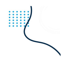 Abstract Corner Frame and Background For elegan design