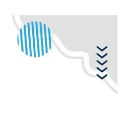 Abstract Corner Frame and Background For elegan design