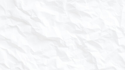 Obraz premium Crumpled white paper texture background