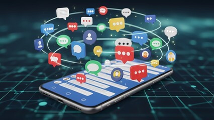 Mobile messaging and social media interaction