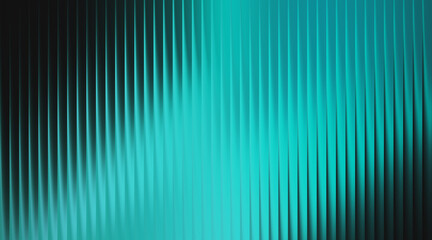 Fototapeta premium Illustration of teal gradient background with vertical lines and subtle texture