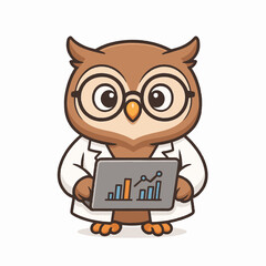 Cute Owl Data Scientist
