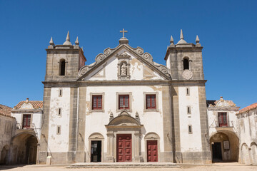 Fachada del Santuario de Nuestra Se&ntilde;ora del Cabo Espichel, Portugal, 