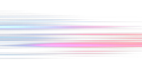 Blue-pink or purple speed lines on the road on a transparent background.PNG