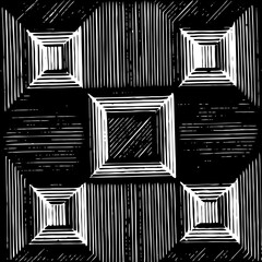 Minimal Barcode Outline Symbol