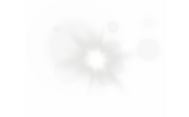 Soft white light flare vector effect isolated on a transparent background. Abstract illustration of gentle smoke, fog, or steam elements, perfect for use as a subtle graphic overlay PNG