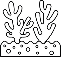 Obraz premium Coral Reef Ocean Texture