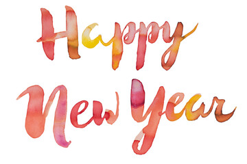 Celebrating the Year of the Horse with watercolor art for New Year decorations and greetings © Mari Dein