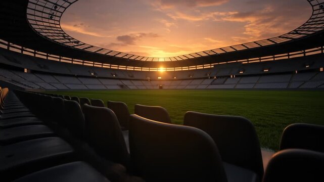 Empty stadium ts