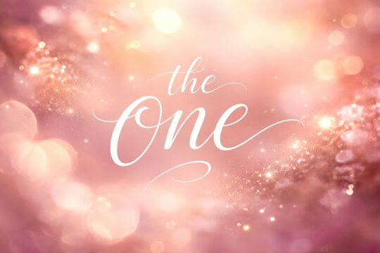 The one is a bright and colorful image with a lot of sparkles and glitter - Powered by Adobe