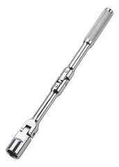 Fototapeta premium Durable steel lug wrench with a collapsible design for easy car trunk storage.