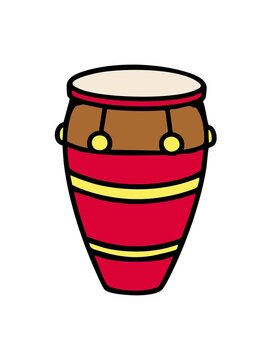 jiggle motion animation of brazilian repinique carnival drum
