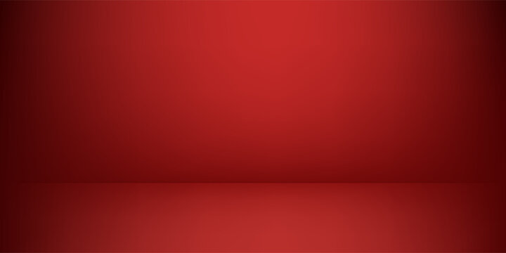 Abstract red empty background. suit for studio room