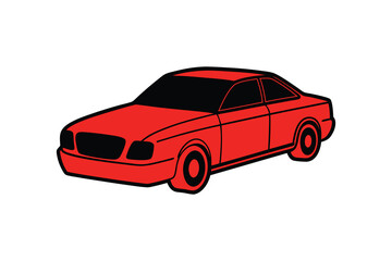 Obraz premium Modern Car Silhouette Vector Illustration Design
