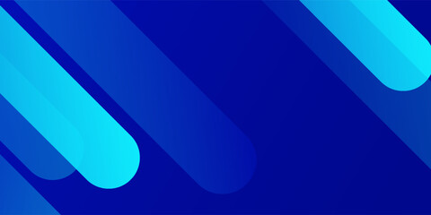 Abstract blue gradient geometric dynamic shapes background