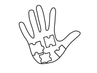 Obraz premium Hand Holding Puzzle Piece Business Solution Concept Isolated on Transparent Background