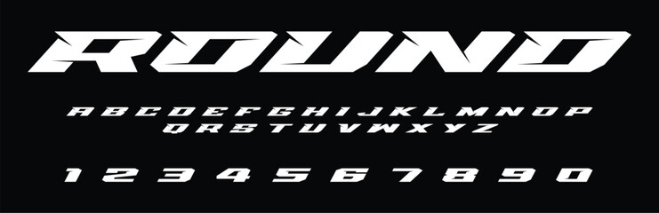 Racing Speed Alphabet Font Vector Bold Sport Typography Letters Download it in high resolution format and print in any size	