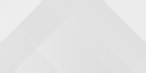 Fototapeta premium Abstract background polygon design with diagonal line pattern in grey colour. White lines horizontal template for business banner simple. Vector illustration
