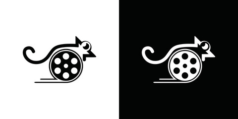 simple vector movie logo