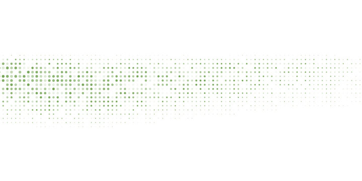 Light blue, soft green, dark green vector red banner with set of circles, dots