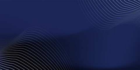 Abstract blue dark gradient with white lines background. Digitally concept