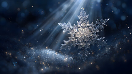 Weihnachtlicher Schneeflocken-Hintergrund