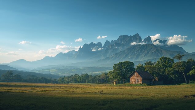 Fort Portal Uganda mountain scenery rugged terrain, ideal for nature photography layouts