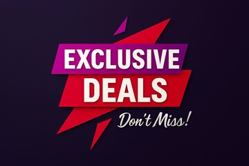 Exclusive deals don't miss out on amazing offers