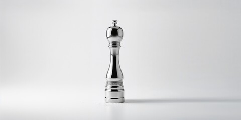 Metal silver salt grinder in a domestic kitchen setting, highlighting utensil hygiene and proper handling, International Salt Awareness Week