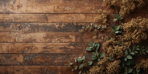 Textile pattern background featuring rustic wood planks suitable for editorial header design, emphasizing surface texture