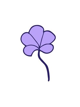 attention grabbing animation of cartoon quirk doodle leaf