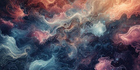 2D illustrated pattern used as a background texture in digital media, focusing on visual layering and detail