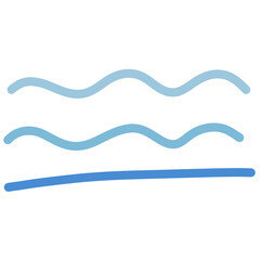 vector illustration of a wave