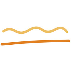 Vector illustration of straight lines and curves.