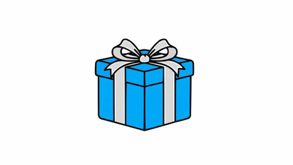 Gift Box Flat Icon