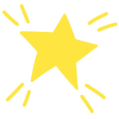 golden stars isolated on white background