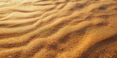 Fototapeta premium Granular beach sand forming the shoreline, suitable for erosion control projects, Earth Day