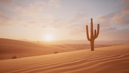 Blurred desert landscape with subtle depth cues for use in UI backgrounds or editorial headers