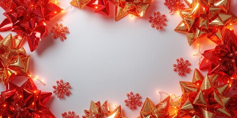 Colorful neon foil bows serving as decorative accents for holiday parties, seasonal festivities