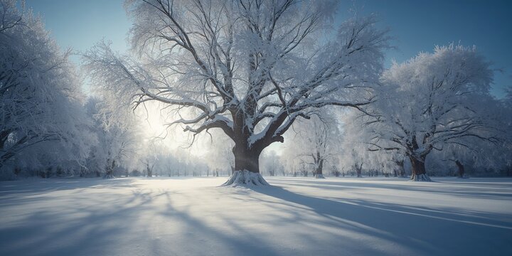 Winter beech forest landscape, emphasizing natural habitat for conservation efforts