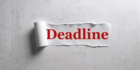 Fragmented paper with a word displayed, serving as an editorial header background for design clarity