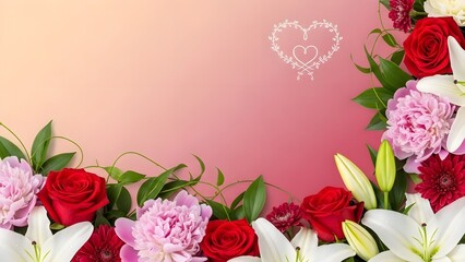 Romantic Heart Concept With Copy Space